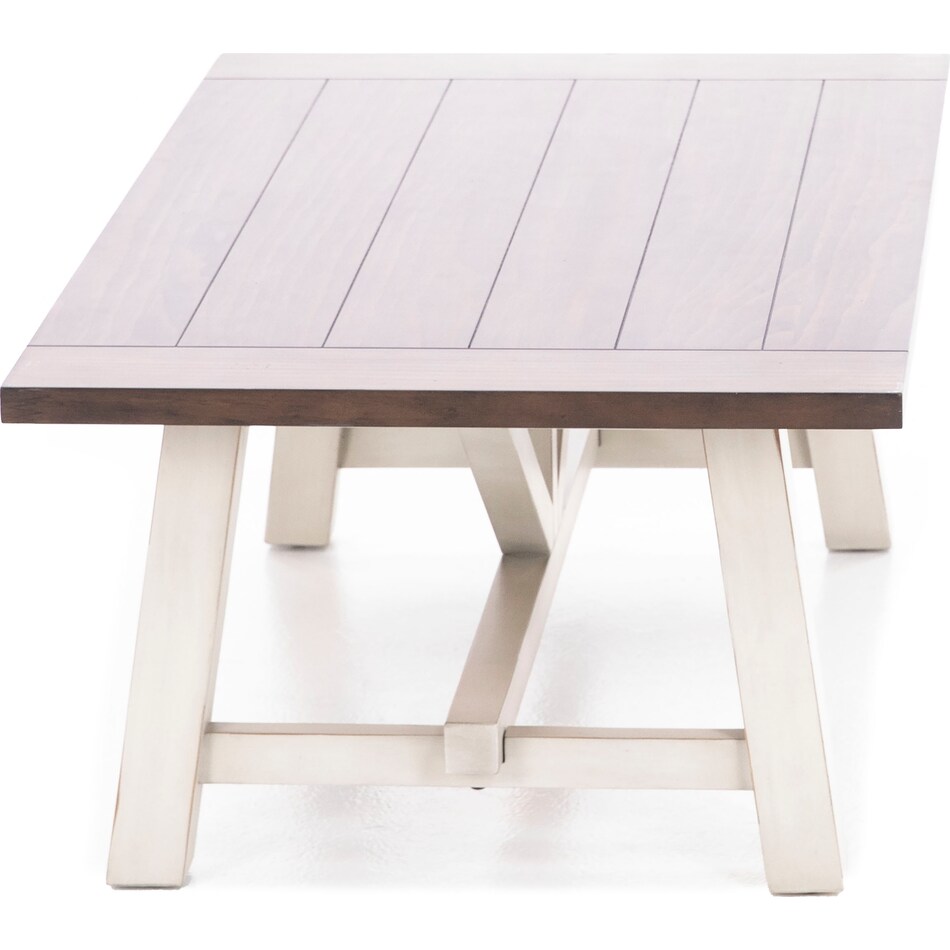 aspn white cocktail table farmh  