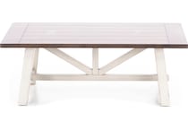 aspn white cocktail table farmh  