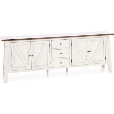 Harbor 96" Prairie White Console