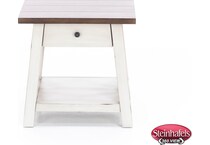 aspn white end table  image farmh  
