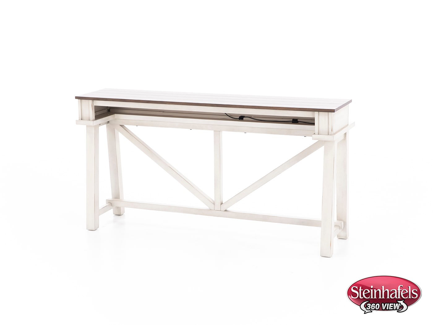 aspn white sofa table  image farmh  