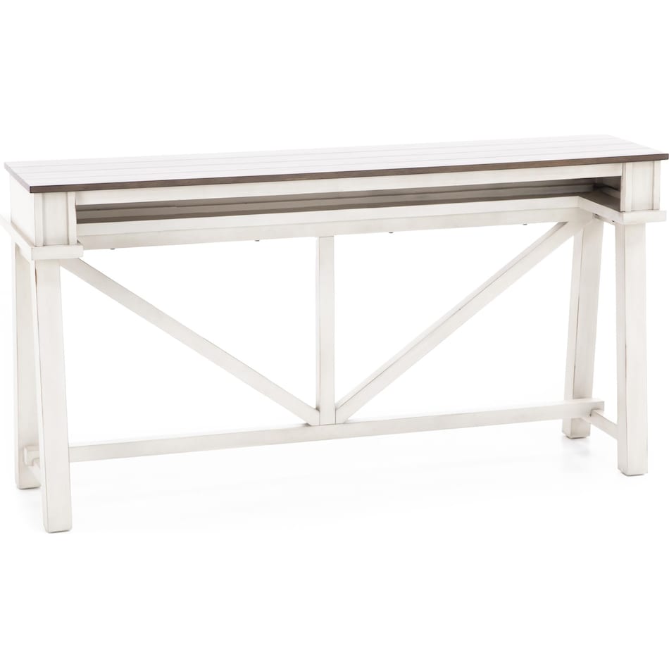 aspn white sofa table farmh  