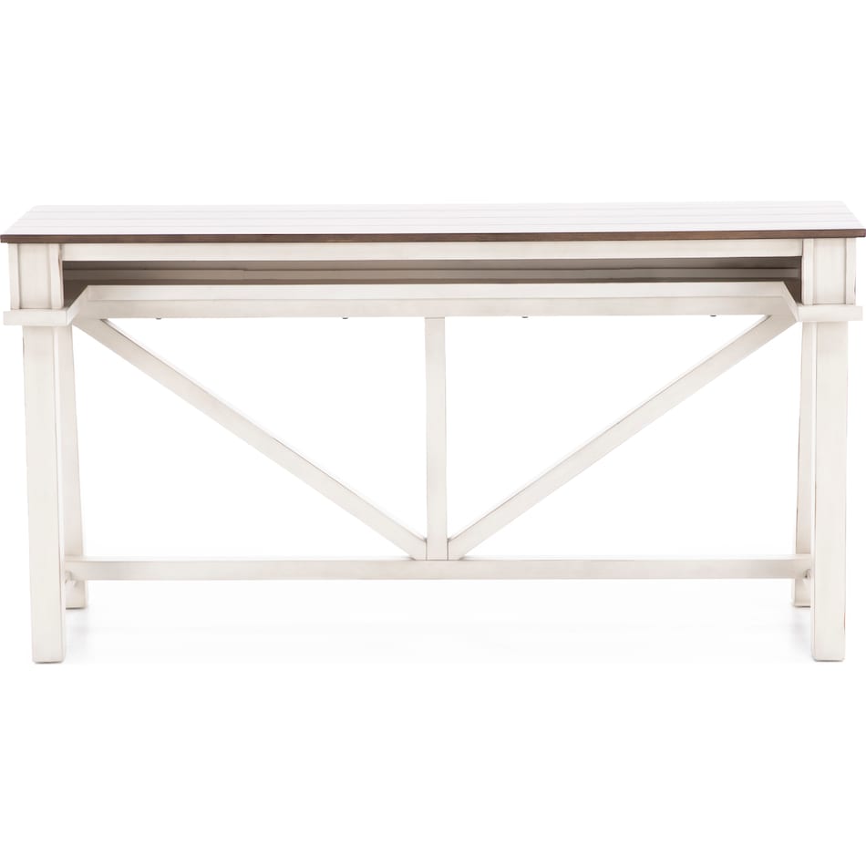 aspn white sofa table farmh  