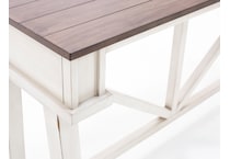 aspn white sofa table farmh  