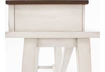 aspn white sofa table farmh  