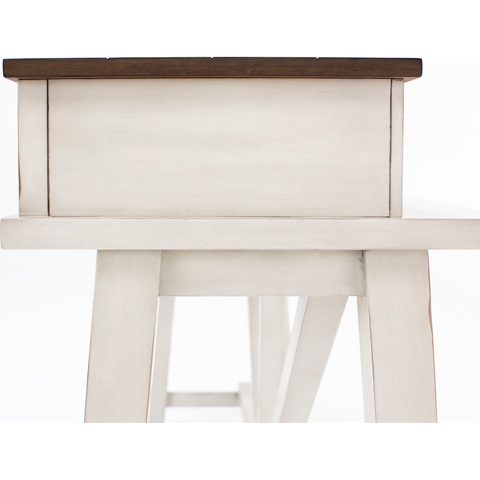 aspn white sofa table farmh  