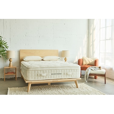 Online Only Avocado Luxury Organic Pillowtop Plush Mattress
