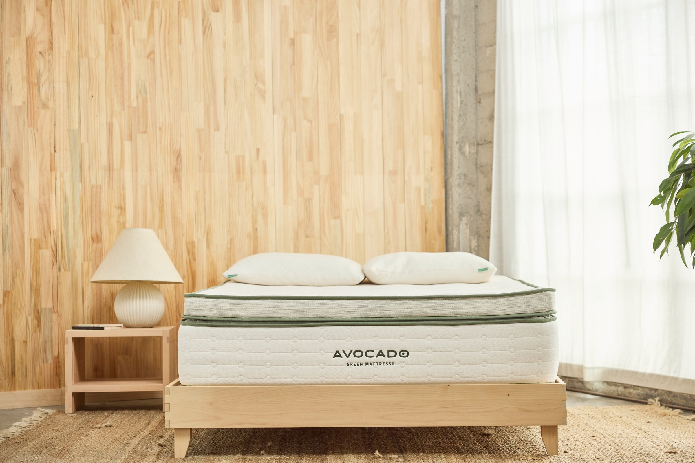 Avocado Green Plush 15.5" Box Top Innerspring Mattress