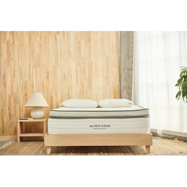 Avocado Green Box Top Plush Mattress