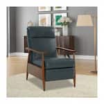 barc   roma blue gray recliner mto  