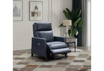 barc blue recliner   