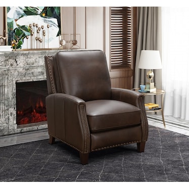 Locklear Leather High Leg Recliner