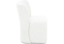 bassett furniture beige inch standard seat height side chair   
