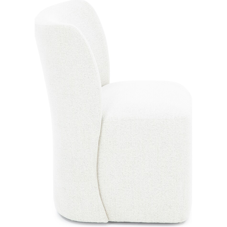 bassett furniture beige inch standard seat height side chair   