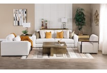 bassett furniture beige chair and a half lifestyle image   