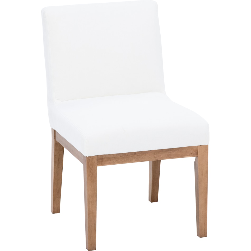 bassett furniture blonde     inch standard seat height side chair   