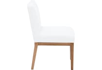 bassett furniture blonde     inch standard seat height side chair   