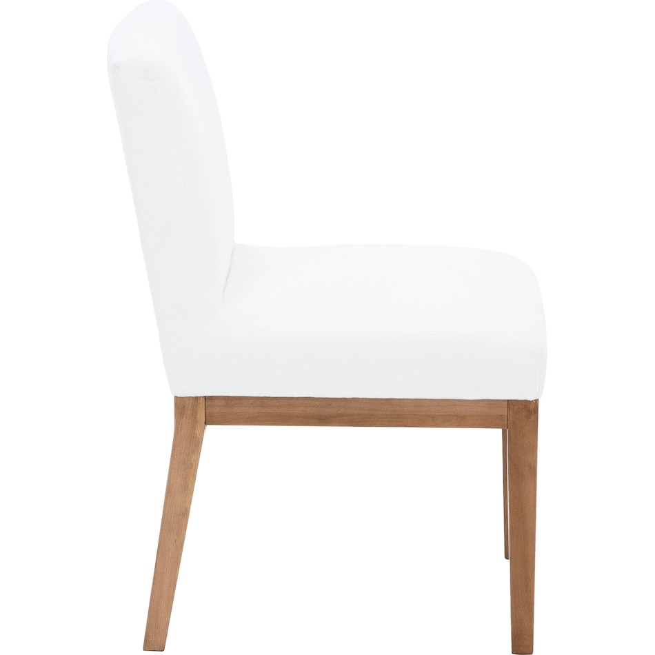 bassett furniture blonde     inch standard seat height side chair   