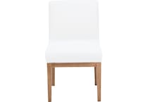 bassett furniture blonde     inch standard seat height side chair   