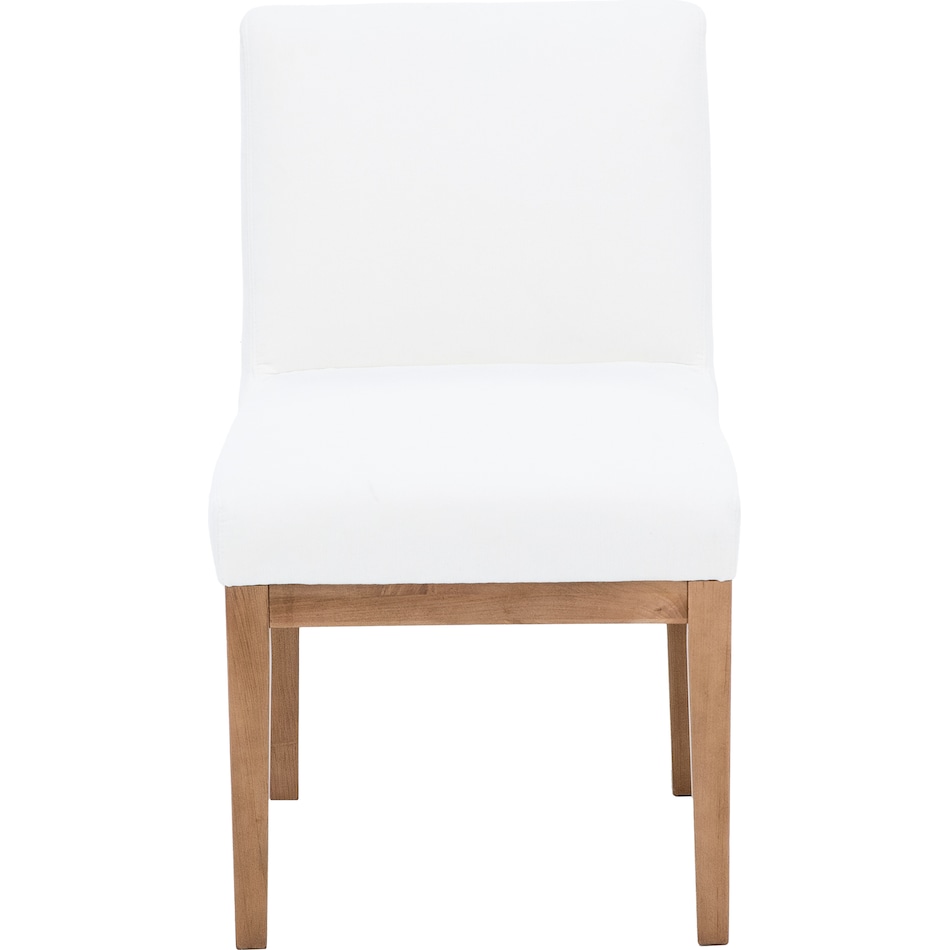 bassett furniture blonde     inch standard seat height side chair   