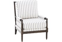 bassett furniture blue accent chair   