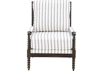 bassett furniture blue accent chair   