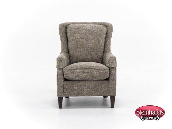 bassett furniture brown accent chair  image   
