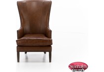 bassett furniture brown accent chair  image   