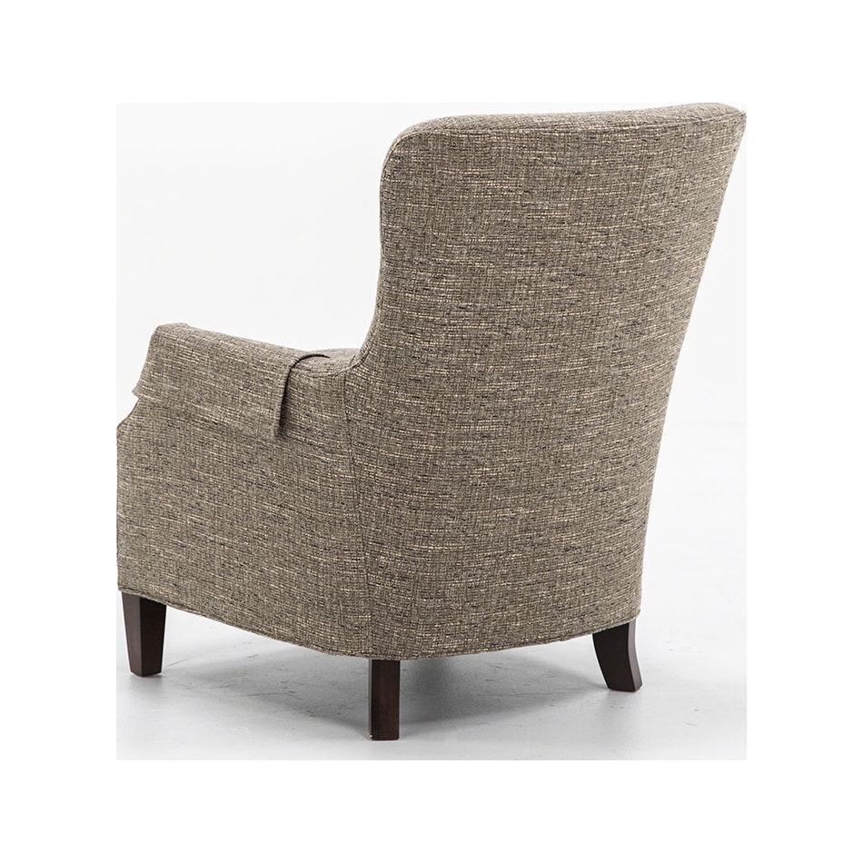 bassett furniture brown accent chair   