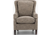 bassett furniture brown accent chair   