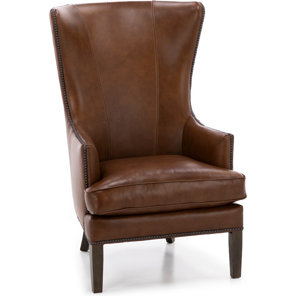 bassett furniture brown accent chair   