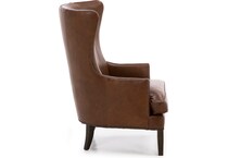 bassett furniture brown accent chair   