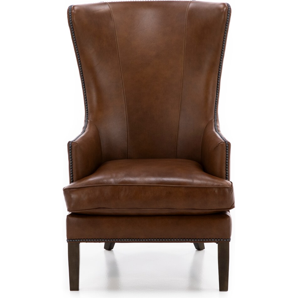 bassett furniture brown accent chair   