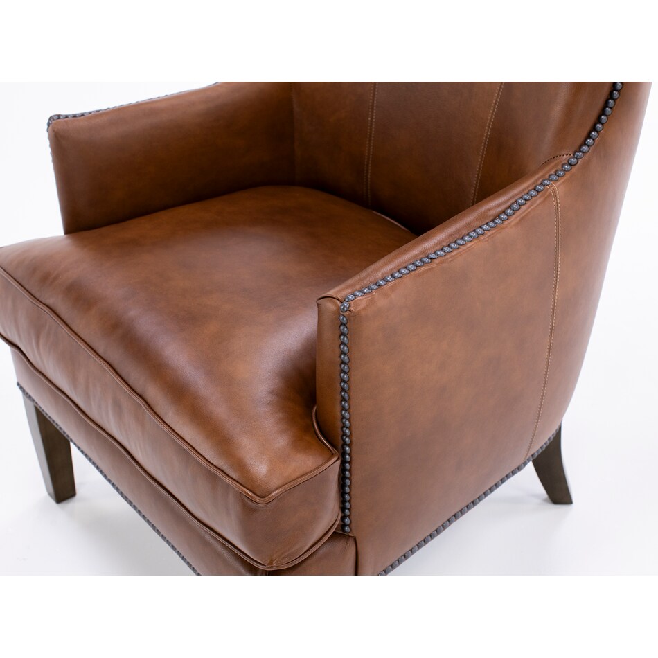 bassett furniture brown accent chair   