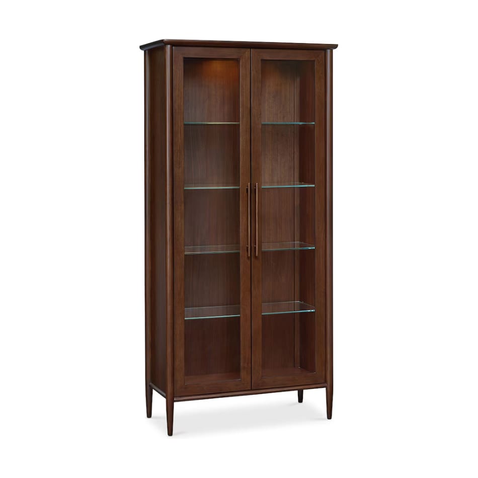 bassett furniture brown bookcase etergere chp  