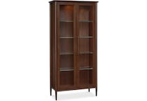 bassett furniture brown bookcase etergere chp  