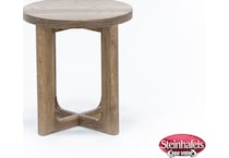 bassett furniture brown chairside table  image rst  