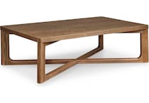 bassett furniture brown cocktail table rst  