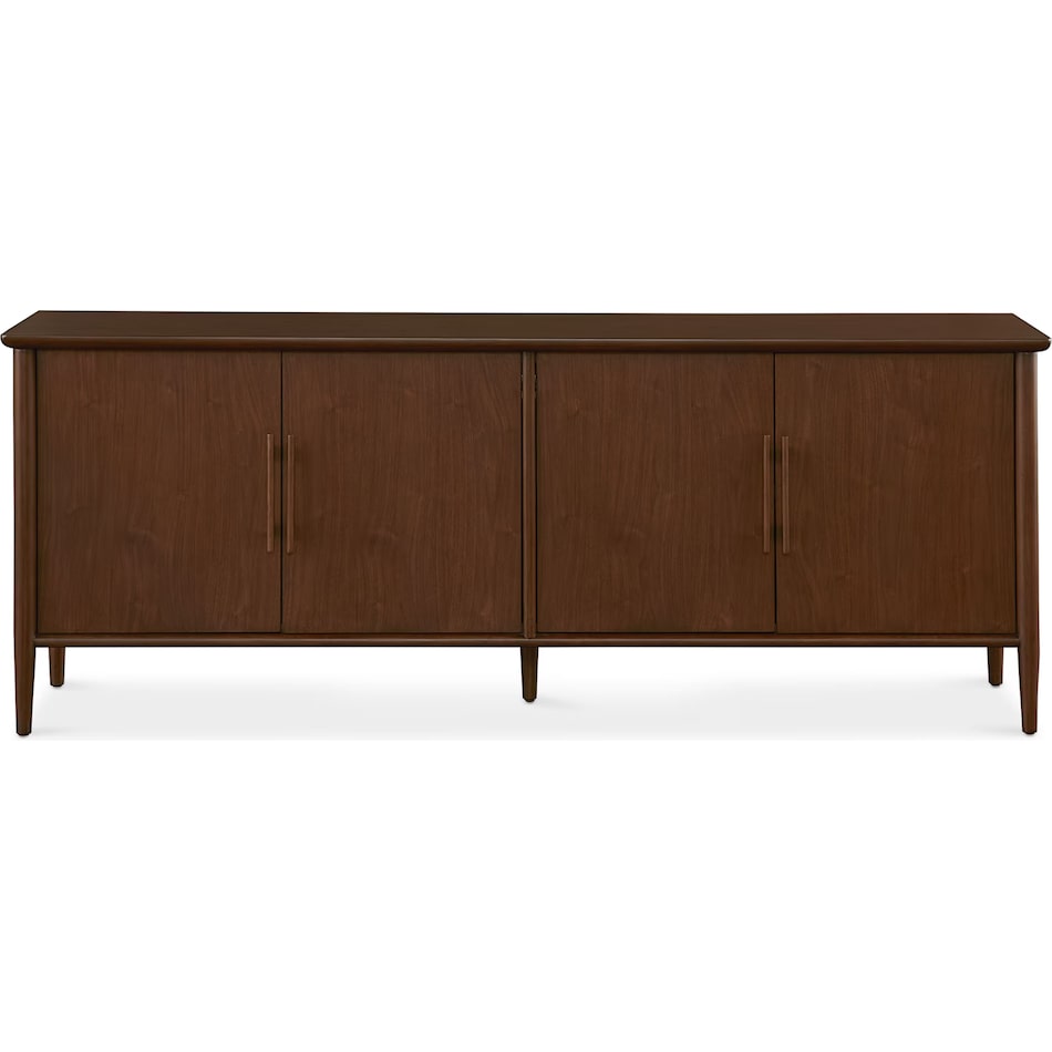 bassett furniture brown console chg  