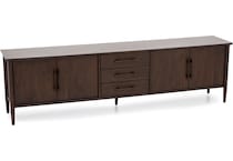 bassett furniture brown console chg  