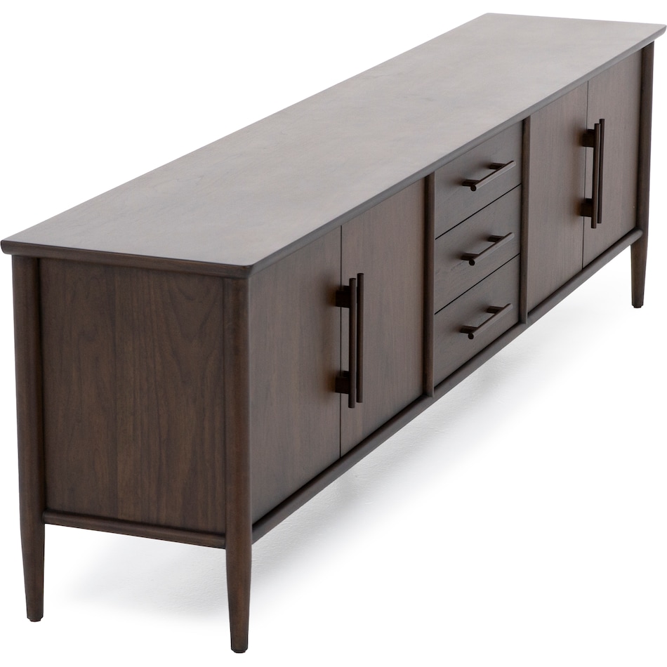 bassett furniture brown console chg  