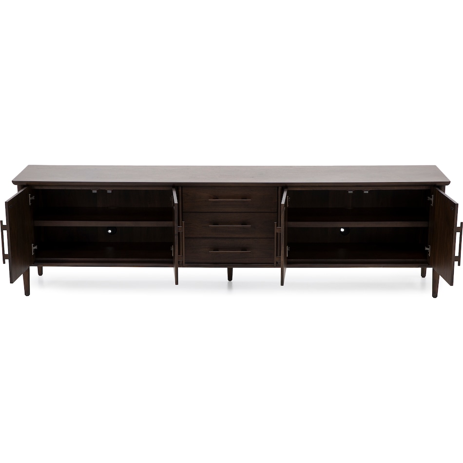 bassett furniture brown console chg  