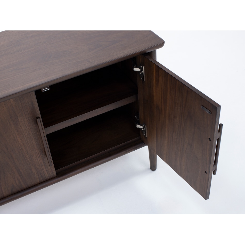 bassett furniture brown console chg  