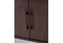 bassett furniture brown console chg  