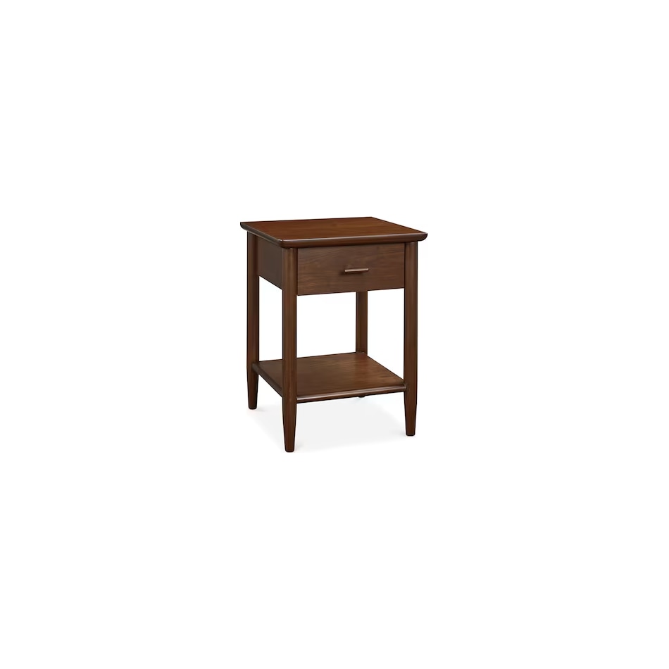 bassett furniture brown end table chg  