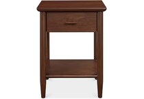 bassett furniture brown end table chg  