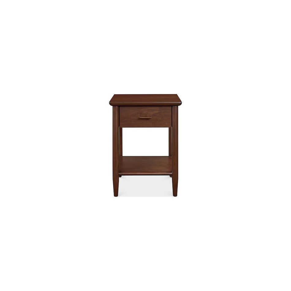 bassett furniture brown end table chg  
