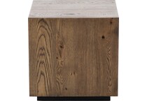 bassett furniture brown end table grn  