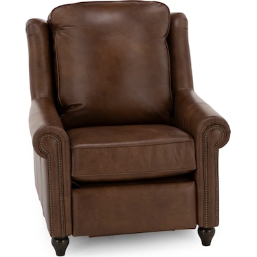 Recline Your Way Leather Power Headrest Tall Back Recliner