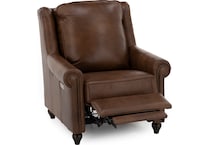 bassett furniture brown recliner z  